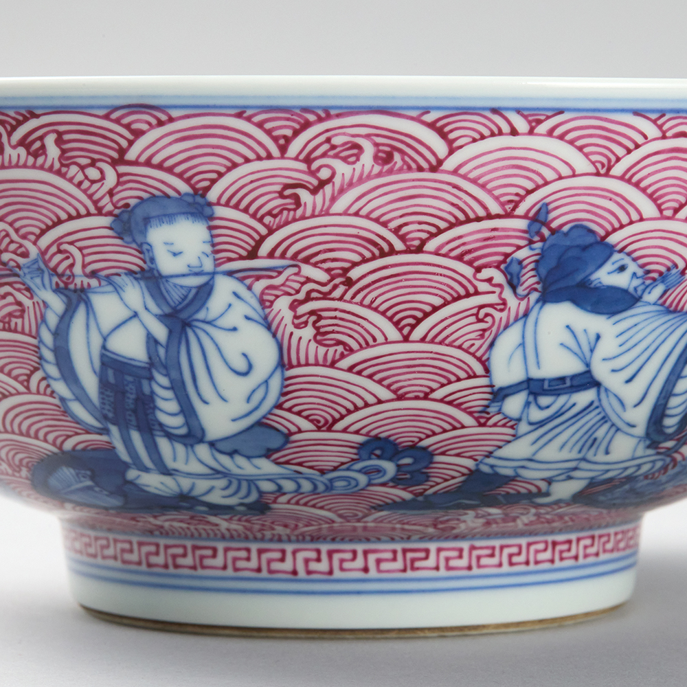 Lot1011 A BLUE-AND-WHITE PORCELAIN BOWL Qing dynasty Qinglong Mark & Period(1736-1795)