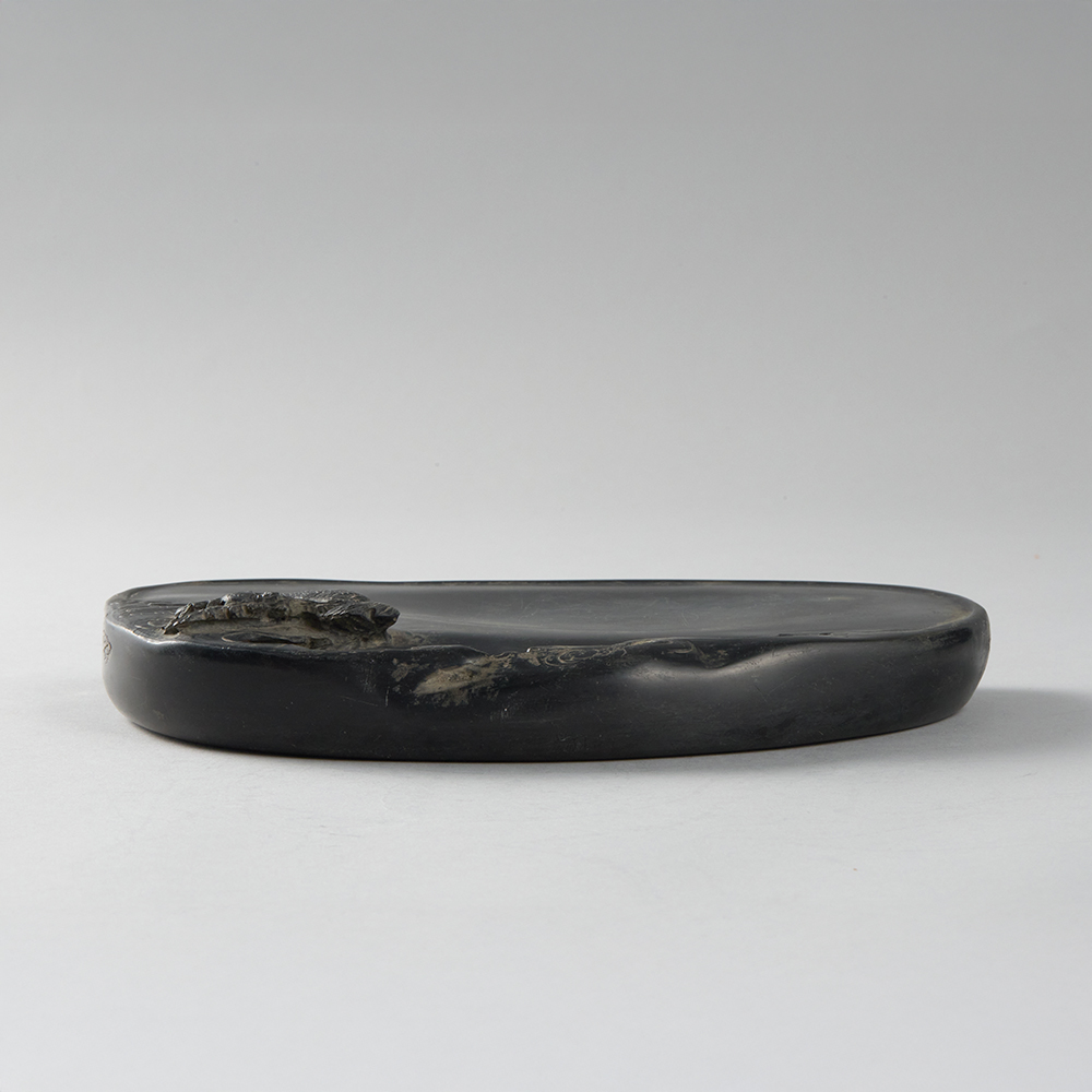 Lot3003 A Rare Kylin Pattern with poem Inkstone Qing Dynasty  Mo Youzhi 막우지(莫友芝) Mark