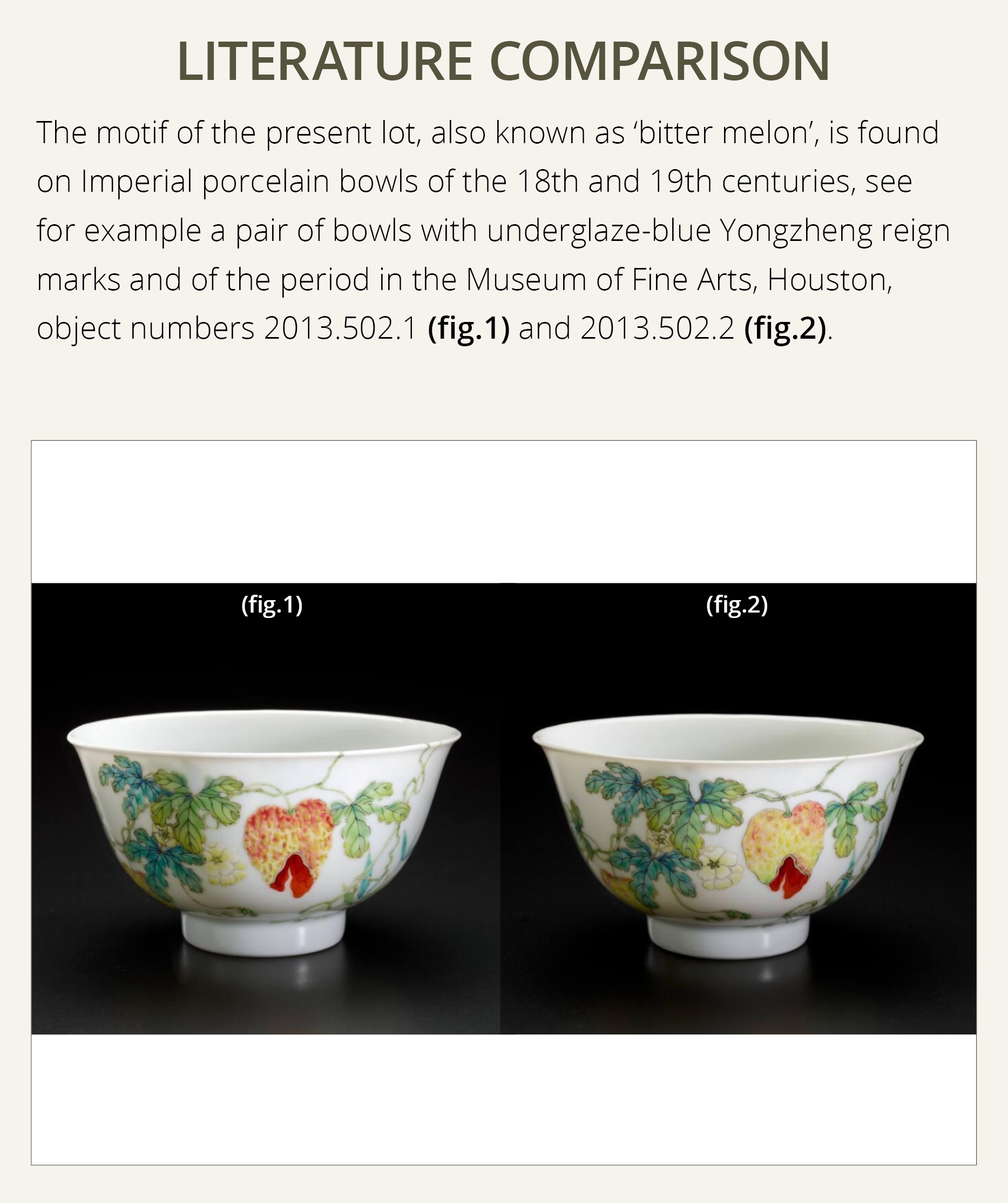 Lot1055 A FAMILLE ROSE ‘BALSAM PEAR’ BOWL, HONGXIAN MARK,Republic period(1915-1916)